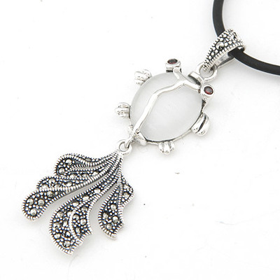 281249泰银小金鱼吊坠|韩国饰品批发|银饰批发|银饰品