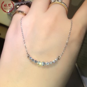 镀白金银饰项链价格与批发市场分析