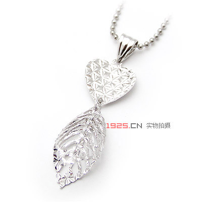心形银叶坠 探索韩国饰品批发与银饰市场的璀璨商机